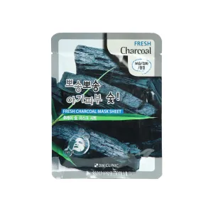3W Clinic Fresh Charcoal Sheet Mask